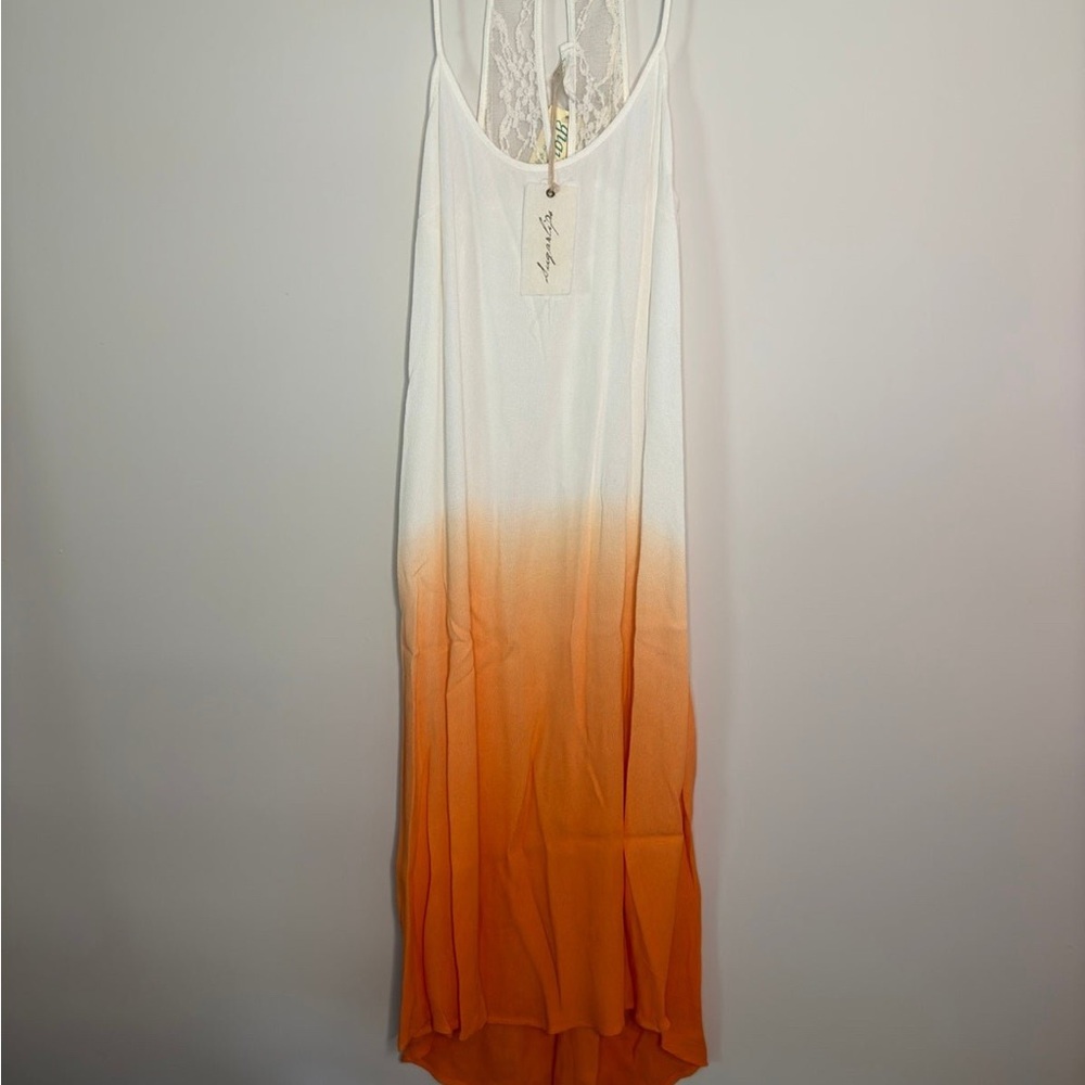 Orange ombré dress
